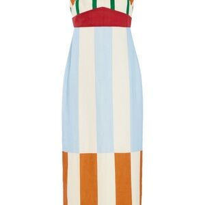 Vibrant Striped Maxi Dress